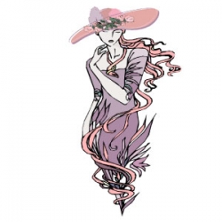 Red Hat Badge Artwork #93 Pink